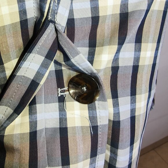 The Row Women’s Tavishina checked silk-blend coat Size US 4 - Picture 11 of 16